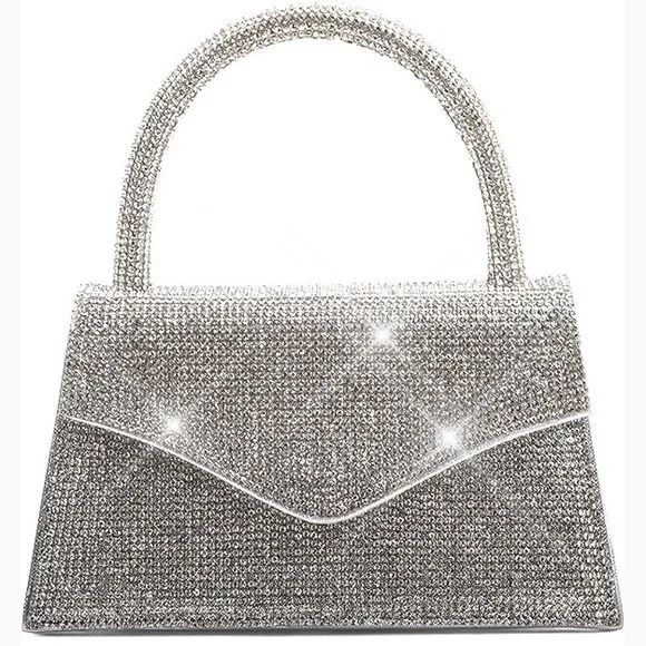 NWT Sparkling Bling Crystal Rhinestones Steve Madden Daisie Pump & Purse… - Picture 6 of 9